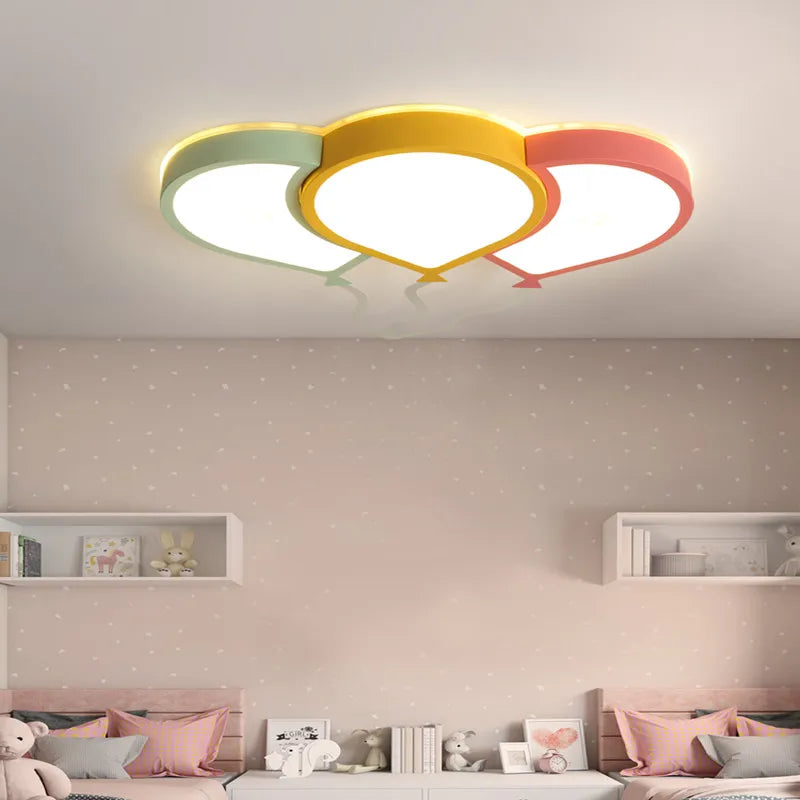 Afralia™ Kids Room Princess Chandelier: Cartoon Lamp Shade Ceiling Chandelier for Cute Room Decor