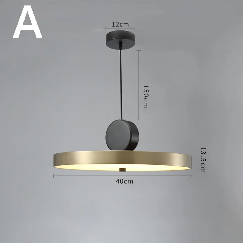 Afralia™ Nordic Loft LED Pendant Light for Living Room, Kitchen, and Dining Room