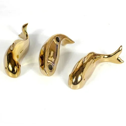 Afralia™ Ceramic Fish Wall Decoration: Three-Piece Suit Carp Hanging for Three-Dimensional Room Decor