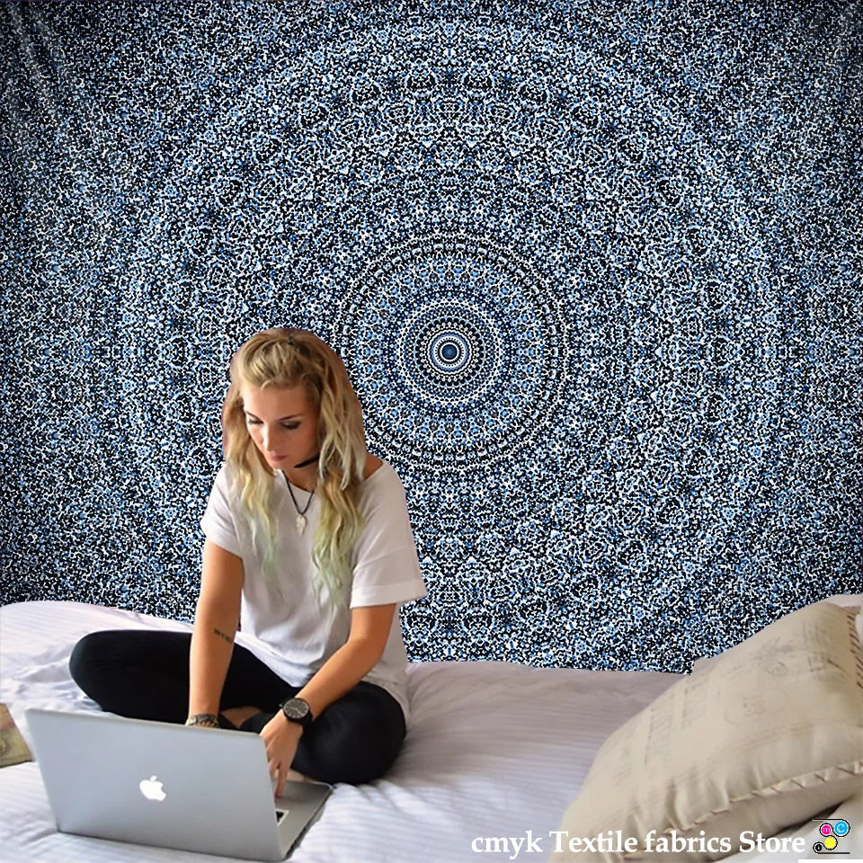 Mandala Tapestry Hippie Home Decor Wall Hanging Boho Mat Bedspread Table Cloth - Afralia™