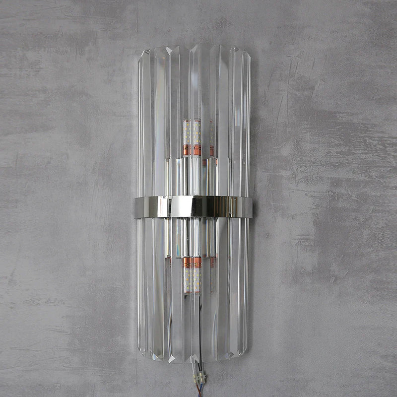 Afralia™ Crystal Golden Wall Lamp: Luxury American Country Style Light Fixtures