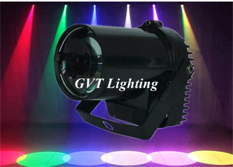 Afralia™ RGBW LED Spot Beam Light: Hot 3W Party DJ Stage Pinspot Bar Lighting