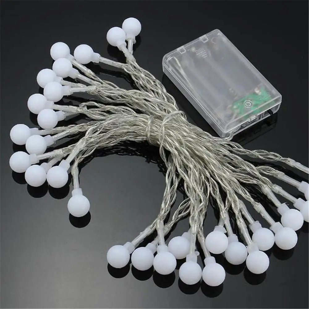 Afralia™ LED Globe Ball String Lights for Indoor Outdoor Decor