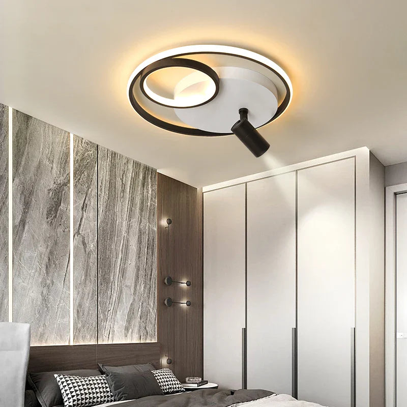 Afralia™ Nordic Gold Chandelier: Dimmable Remote Ceiling Light for Bedroom & Living Room