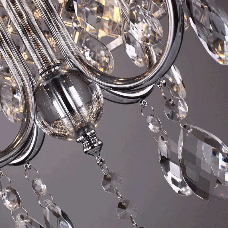Afralia™ Crystal Pendant Light: Elegant Crystal Hanging Lamp for Dining Room and Restaurant