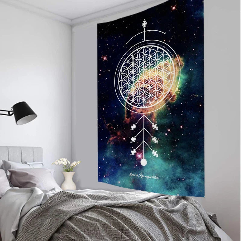Afralia™ Tarot Card Tapestry Wall Hanging for Astrology and Boho Decor
