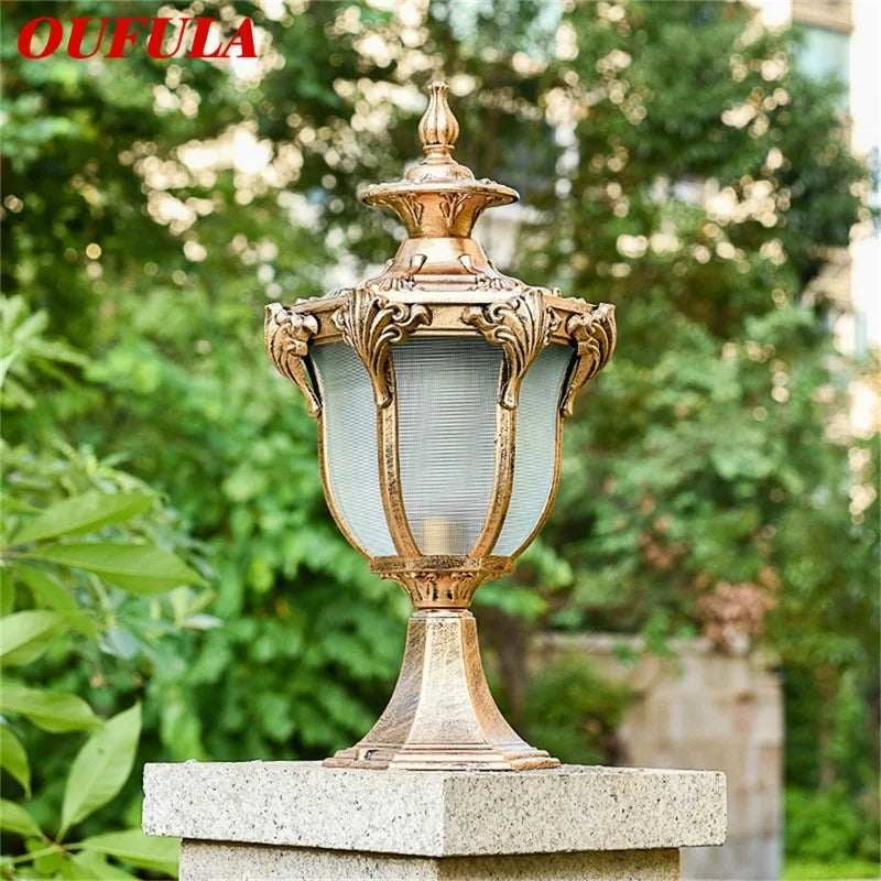 Afralia™ Outdoor Retro Wall Light - Waterproof Pillar Post Lamp for Home Garden