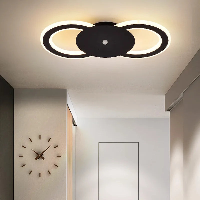 Afralia™ Motion Sensor LED Ceiling Light for Corridors, Stairs, and Bedside