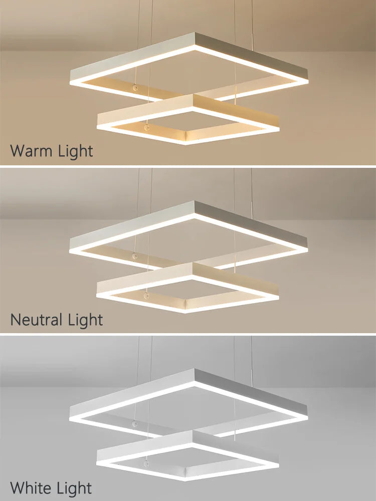 Afralia™ White Headlight Chandelier: Modern Nordic LED Dining Room Bedroom Lamp