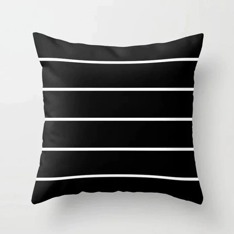 Geometric Abstract Afralia™ Lumbar Pillowcase - 45x45cm Office & Car Cushion Cover