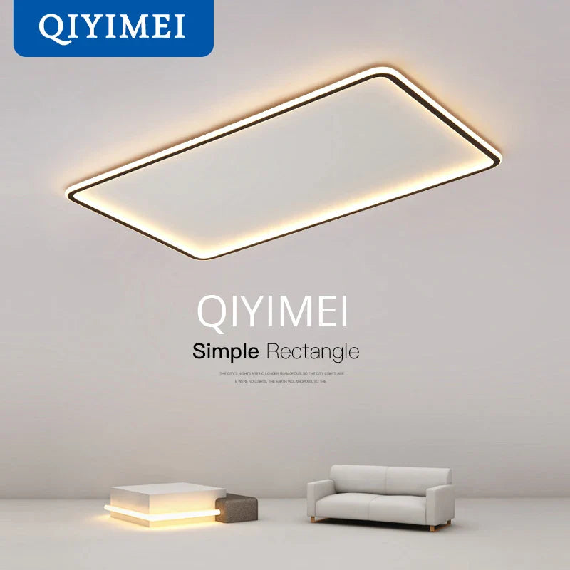 Afralia™ Modern Dimmable LED Ceiling Light for Living Room, Bedroom, and Study Room