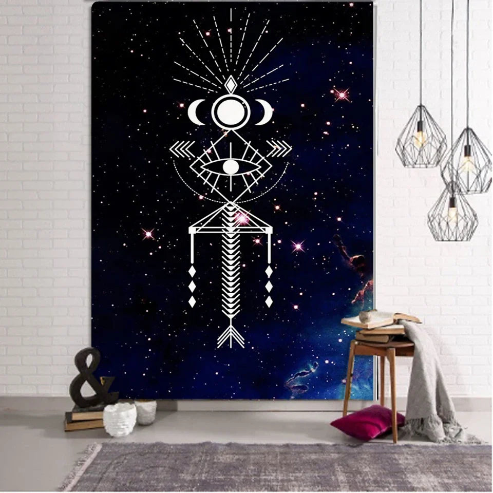 Afralia™ Tarot Card Tapestry Wall Hanging for Astrology and Boho Decor