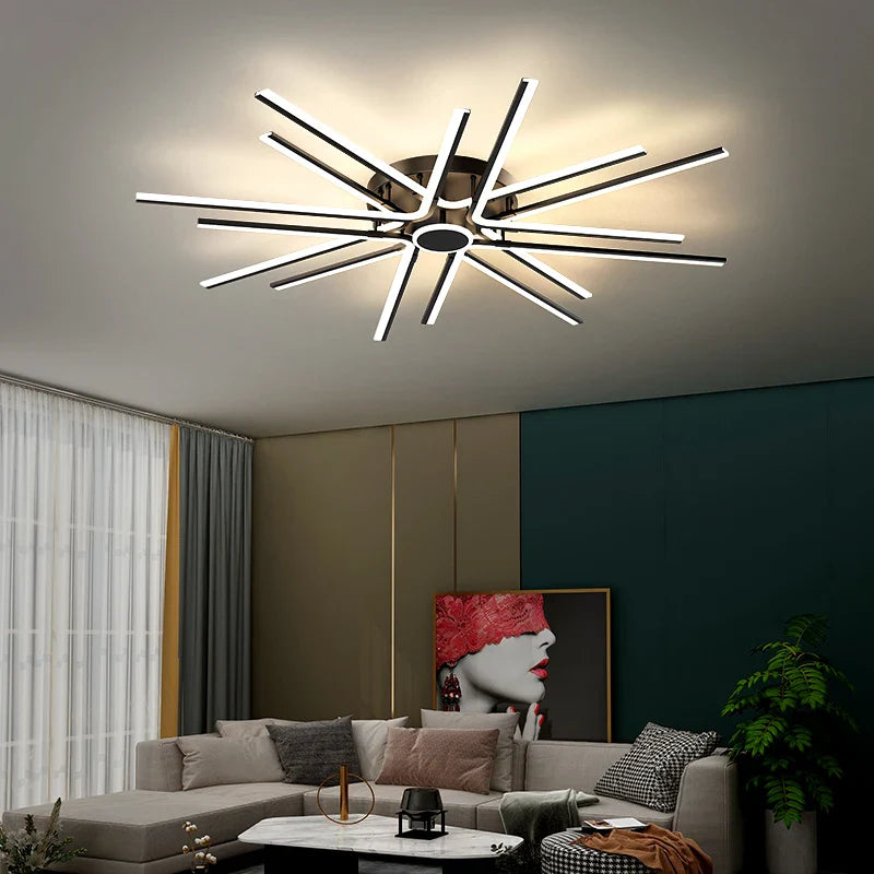 Afralia™ Modern LED Chandeliers for Bedroom Hall Dining Study Room Indoor Lighting