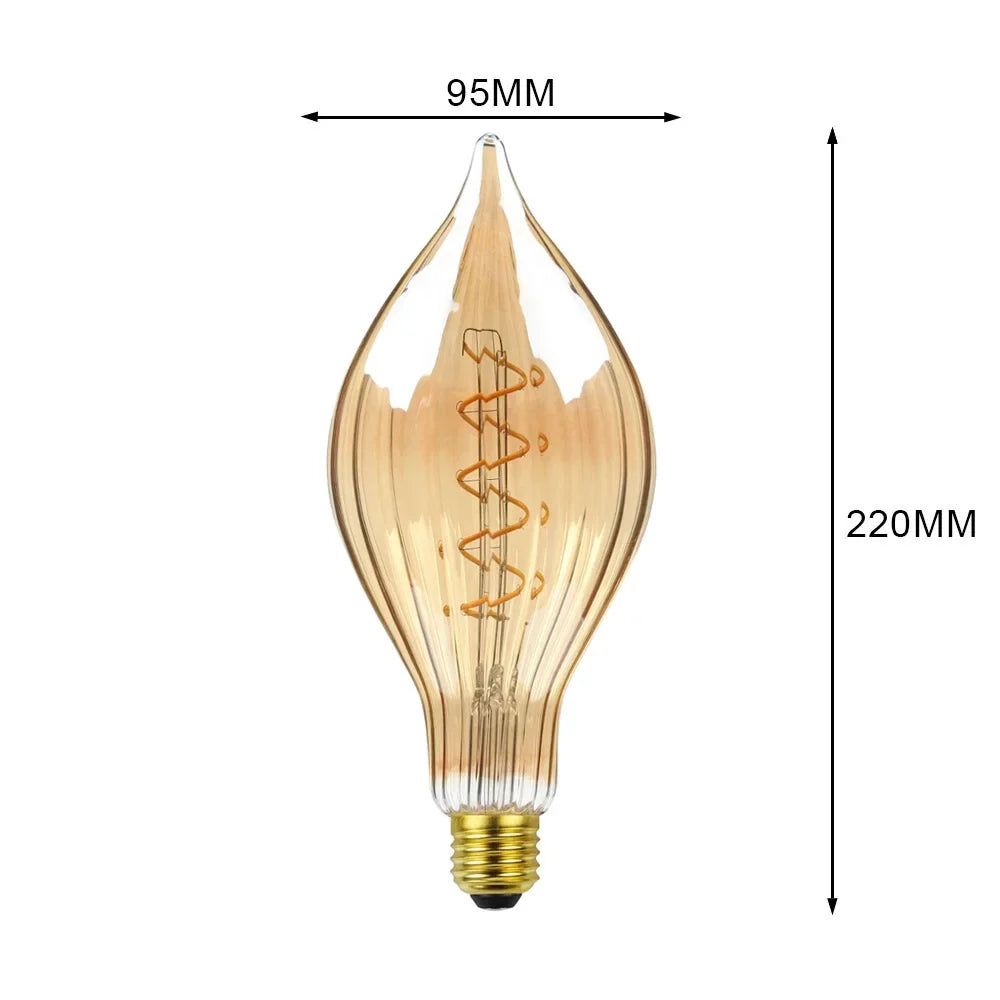 Afralia™ Retro Edison Bulb LED 4W Warm White 2700K Loft Industrial Vintage Lamp
