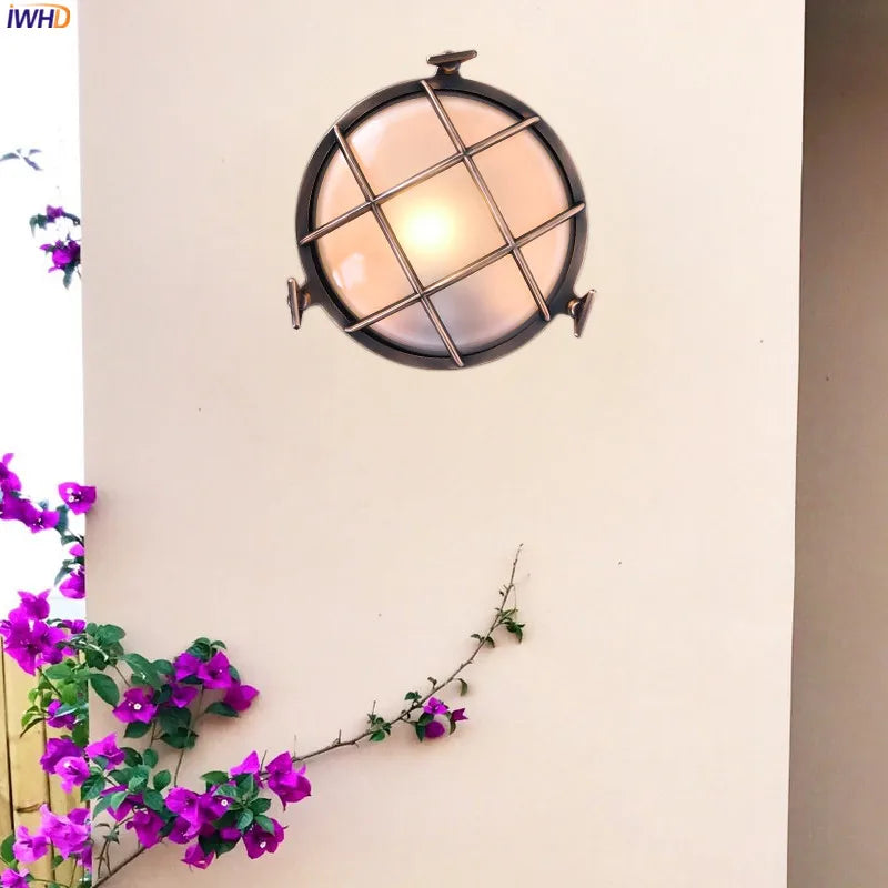 Afralia™ Outdoor Aluminum LED Wall Light for Porch, Balcony, Garden - Waterproof IP44 Wall Lamp