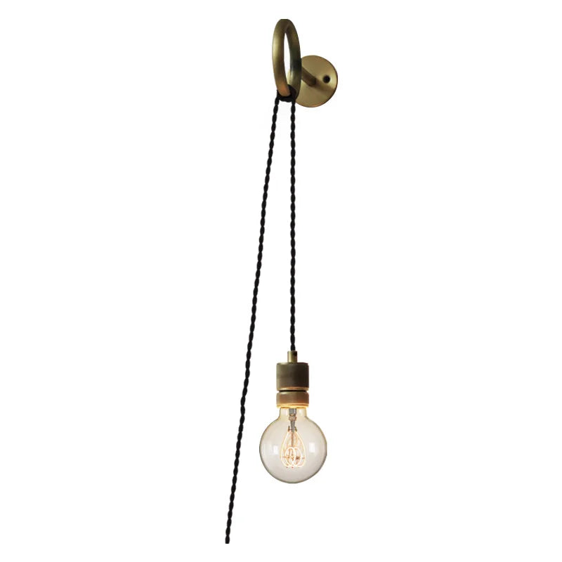 Afralia™ Vintage Loft Wall Lamp LED Retro Industrial Light for Bedroom Stair 220V EU Switch