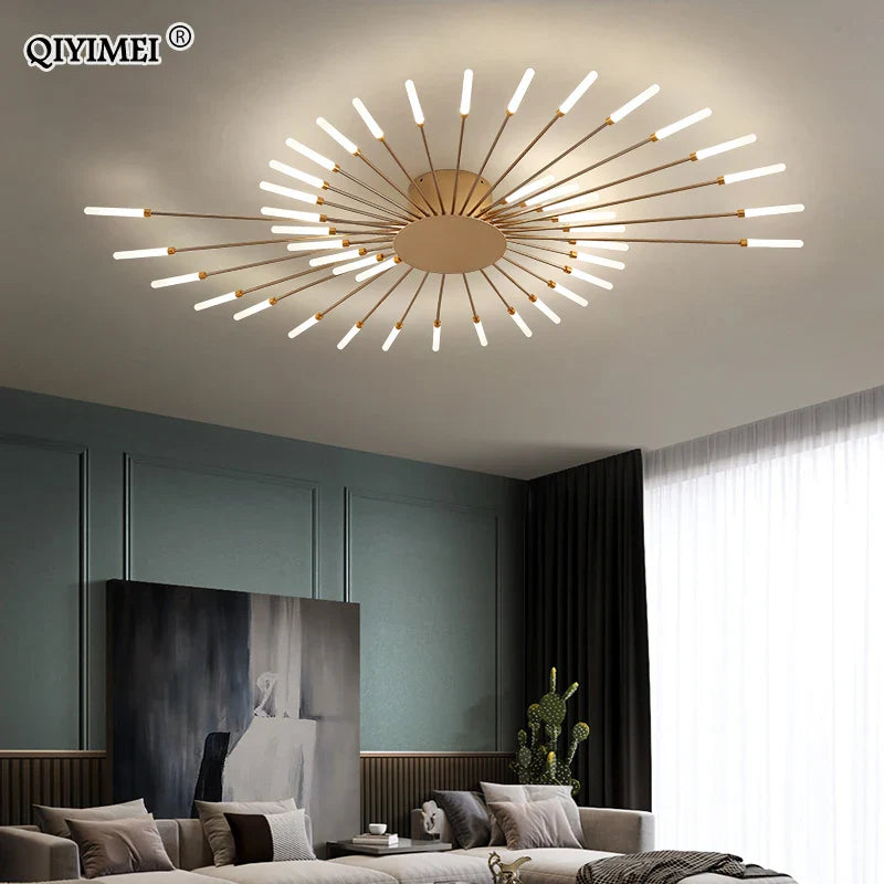 Afralia™ LED Acrylic Ceiling Light Fixture for Bedroom Hall Living Room Kids, Modern Luster