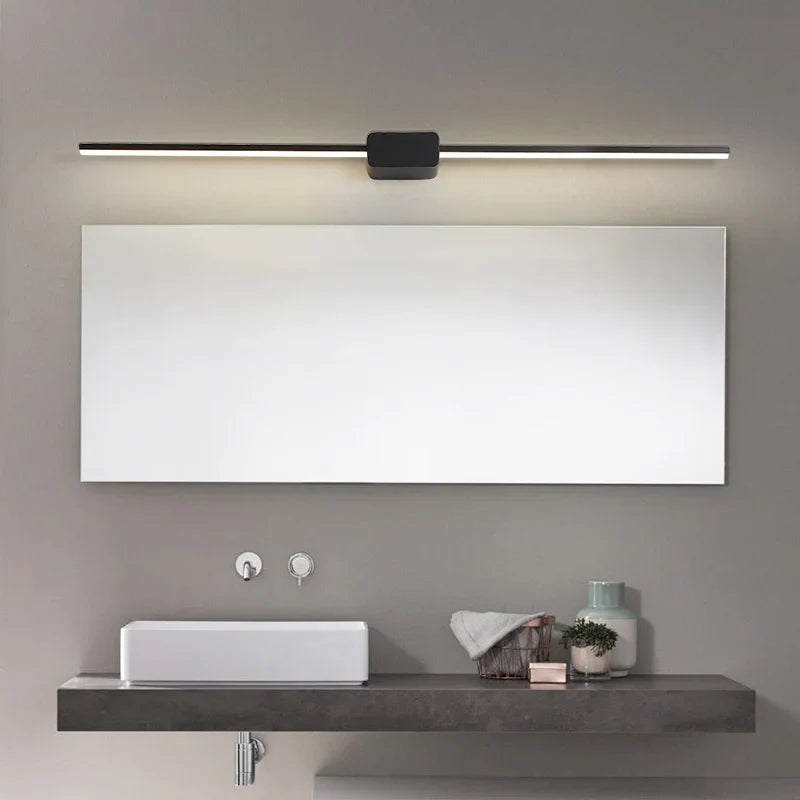 Afralia™ LED Mirror Wall Sconces for Bathroom Dressing Table, Kitchen - 80cm, 60cm, 40cm