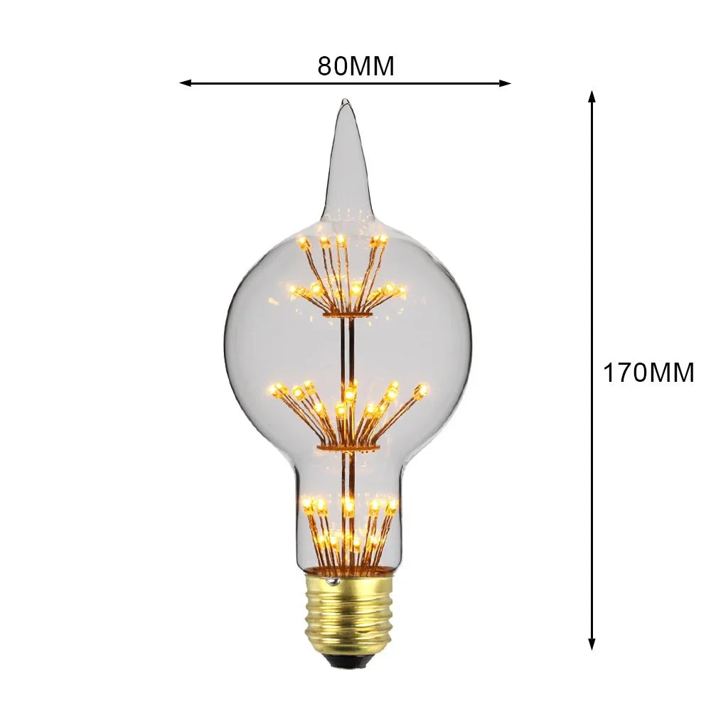 Afralia™ Retro Edison Bulb LED 3W E27 Industrial Vintage Lamp Light Bulb