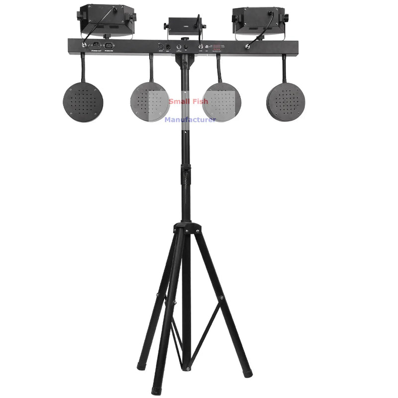 Afralia™ 4-in-1 LED Light Stand: Par, Derby, Strobe, Wash, Laser Effects - Ideal for Bars & Discos