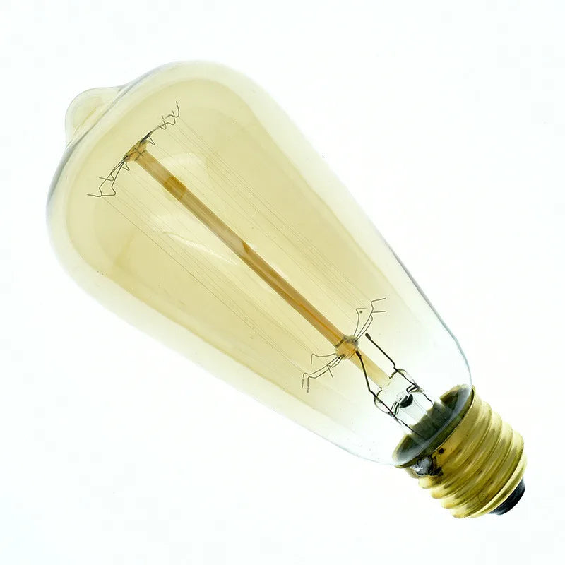 Afralia™ ST64 Retro Filament Bulb 40W 60W E27 Warm White Light 220v Vintage Edison