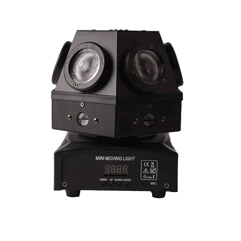 Afralia™ 60W Moving Head Strobe Beam Laser Light Projector DJ Disco Lights