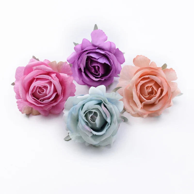 Afralia™ Silk Roses Decorative Flowers for Wedding, Home, Garden, and Christmas Decor - Wholesale