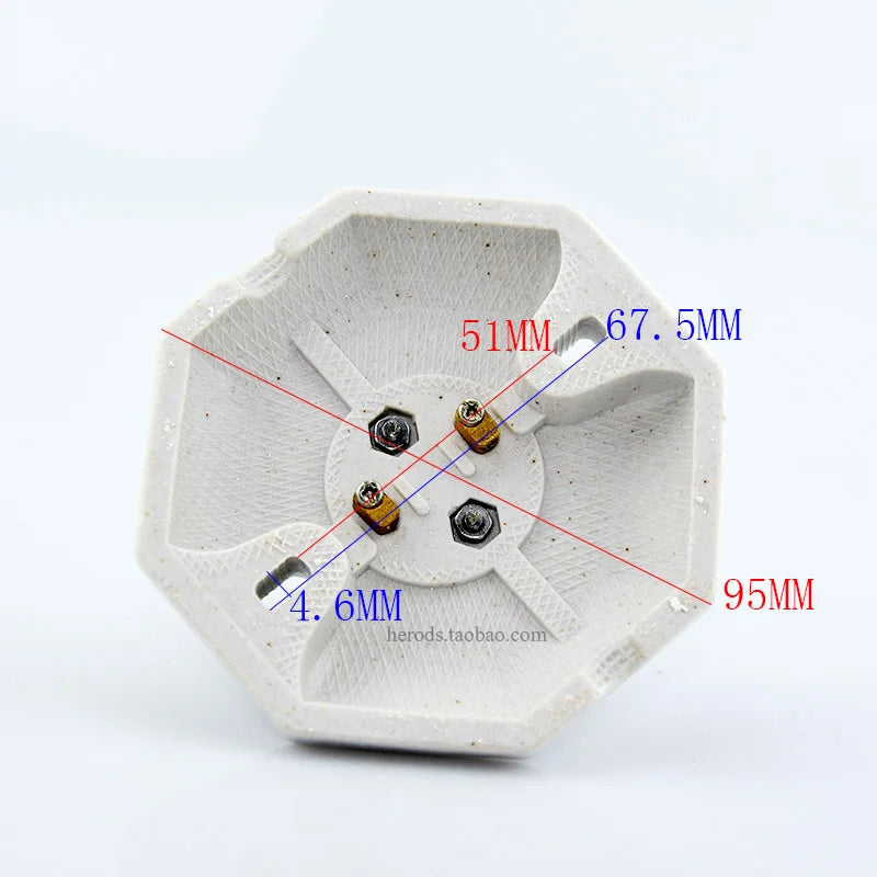 Afralia™ Vintage E27 Lamp Holder Base Creamic 110-220V Socket Bulb Lampholder