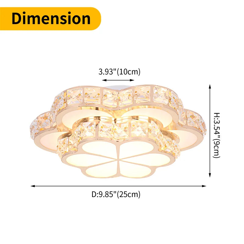 Afralia™ Modern Gold Crystal Ceiling Light for Hall Stairs Entrances