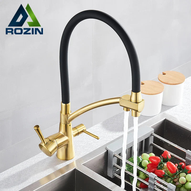 Afralia™ Pure Water Faucet - 360 Degree Rotation Kitchen Drinking Tap