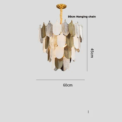 Afralia™ Stainless Steel Art Deco Chandelier Lighting for Dinning Room