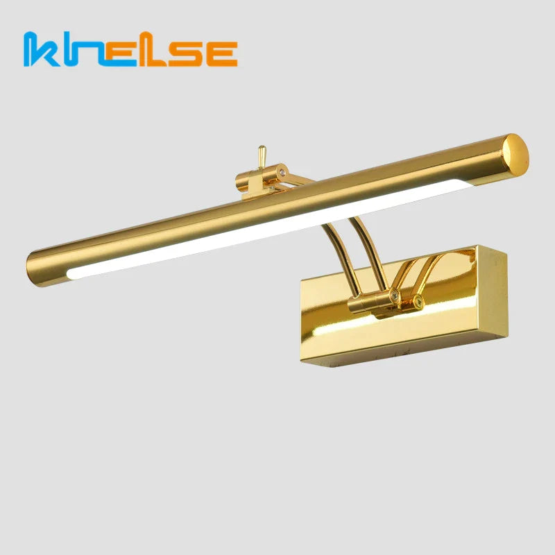 Afralia™ LED Stainless Steel Bathroom Wall Lamp with Switch