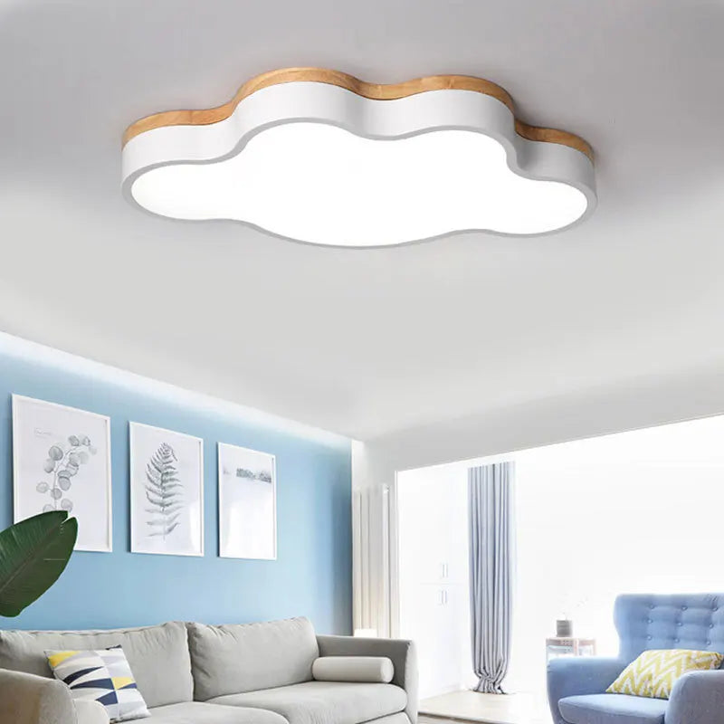 Afralia™ Cloud LED Baby Chandelier: Elegant Living Room & Bedroom Lighting