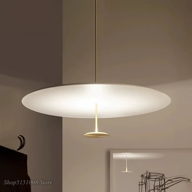 Afralia™ UFO Saucer LED Pendant Lamp for Modern Loft Living Room Lighting Fixtures