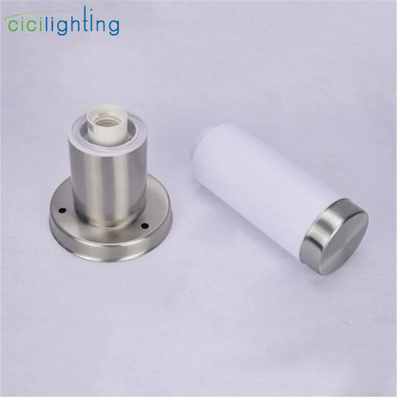 Afralia™ White Acrylic Shade Pillar Bollard Light for Outdoor Landscape and Pathways