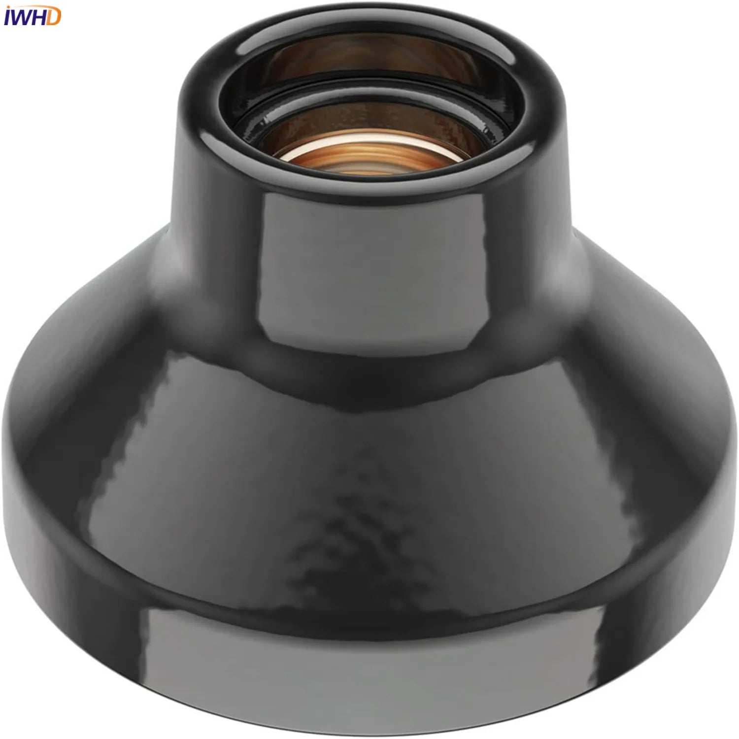 Afralia™ Ceramic E27 Lamp Bulb Holder Base, Table Ceiling Fitting Socket Lampholder