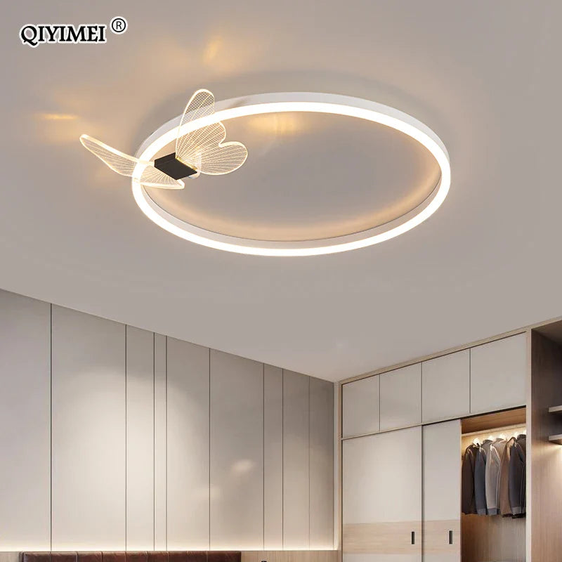 Afralia™ LED Chandelier: Modern Indoor Lighting for Bedroom, Study, Living Room - Luster Lamps