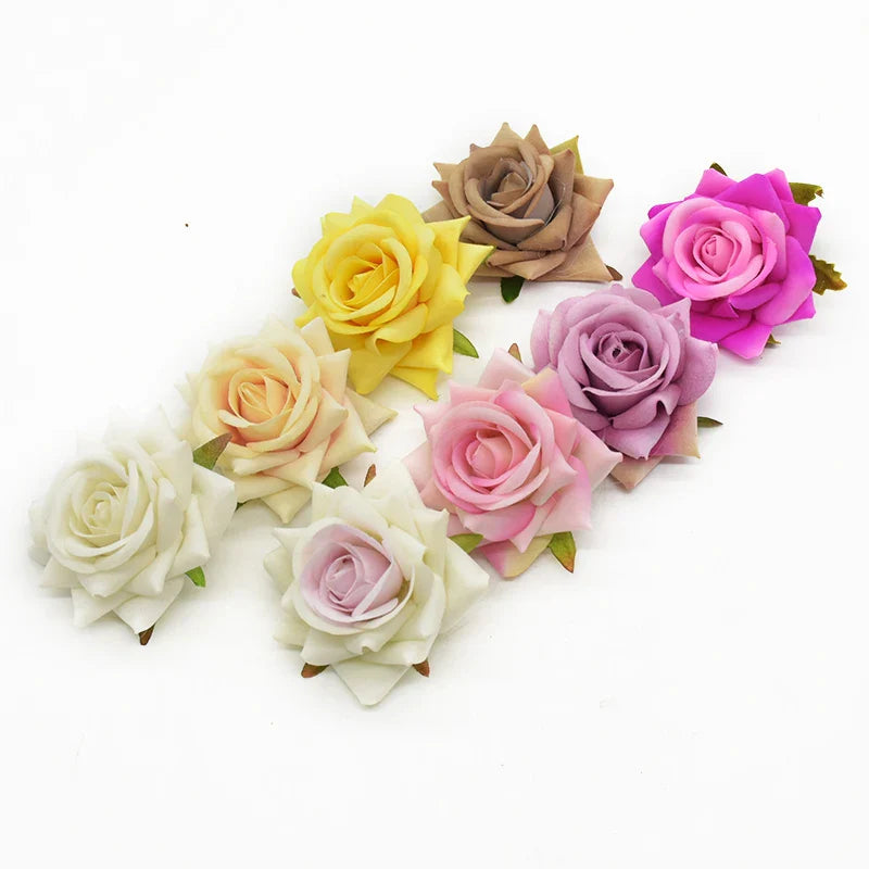 Afralia™ Silk Roses: Artificial Flowers Wedding Decor DIY Gifts Festival Supplies