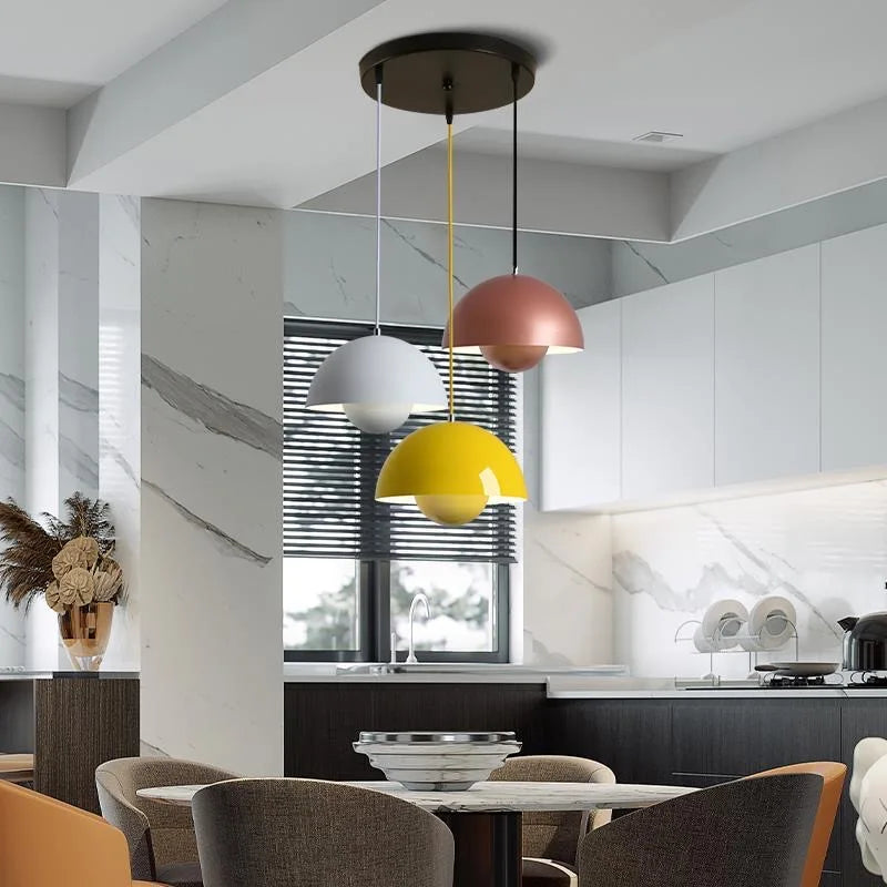 Afralia™ Flowerpot Pendant Lights: Modern Nordic Chandelier for Restaurant, Bedroom, and Study