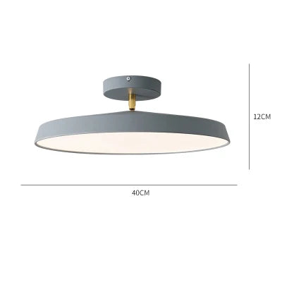 Afralia™ Nordica Dimmable LED Ceiling Light, Modern Round Aluminum Designer Lamp