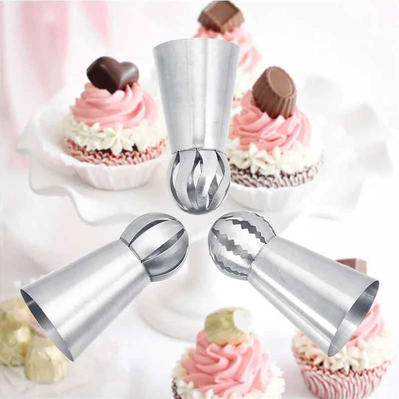 Afralia™ Russian Torch Cupcake Nozzle Setcake Pastry Accessories