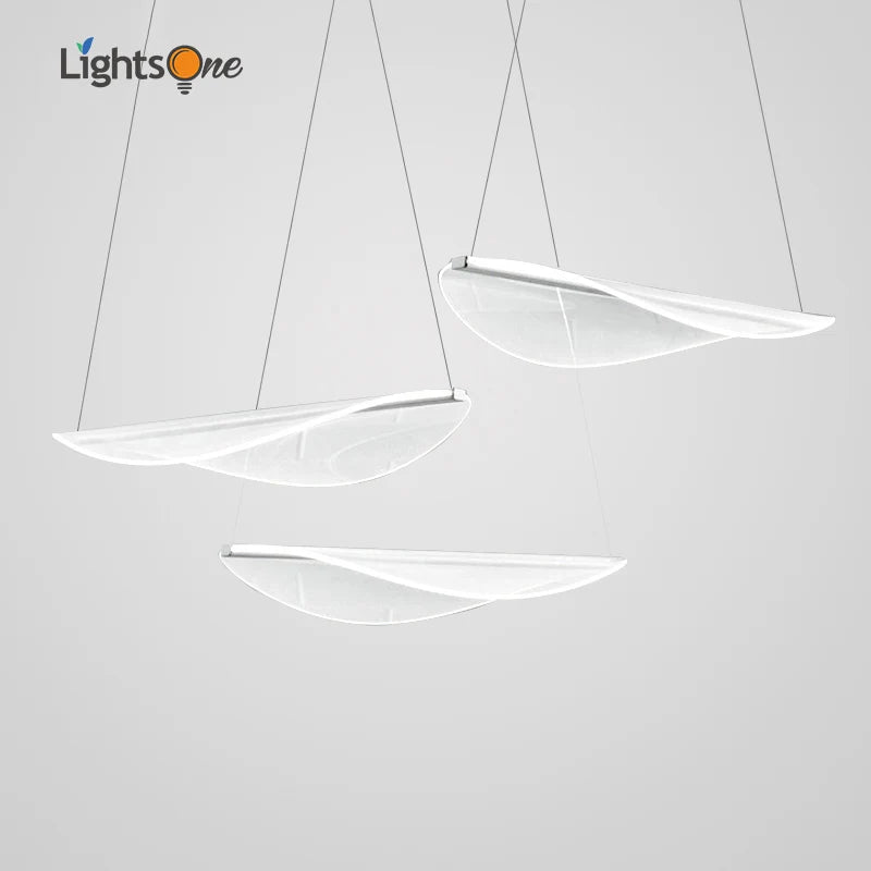 Afralia™ Acrylic Leaf Pendant Lights for Living and Dining Room