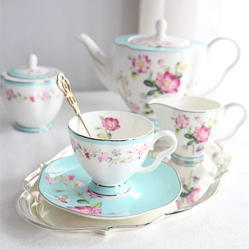 Afralia™ Porcelain Tea & Coffee Set, Teaware Collection by Coffeeware Supplier