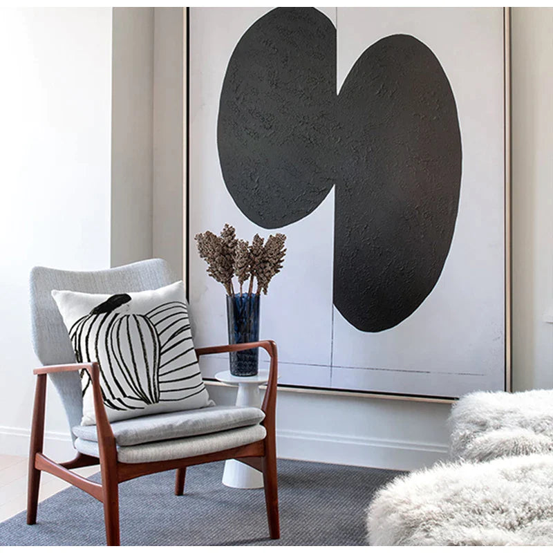 Afralia™ Cute Dog Printed Designer Throw Pillow Cover for Living Room Sofa Decor