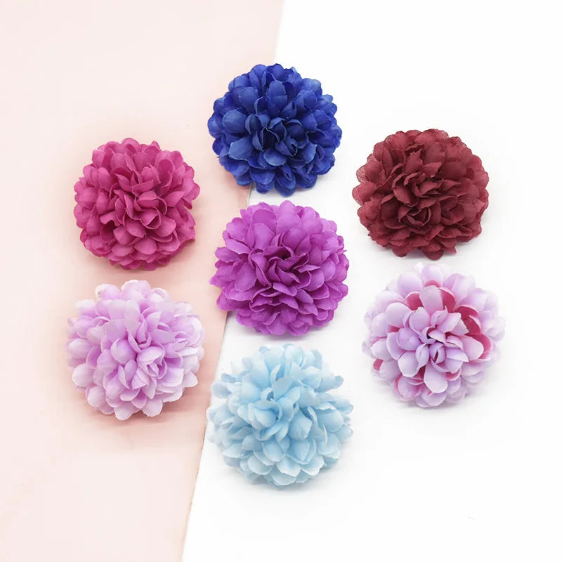 Afralia™ Chrysanthemum Heads: Artificial Ball Flowers for Home Decor, Weddings, DIY, Holidays