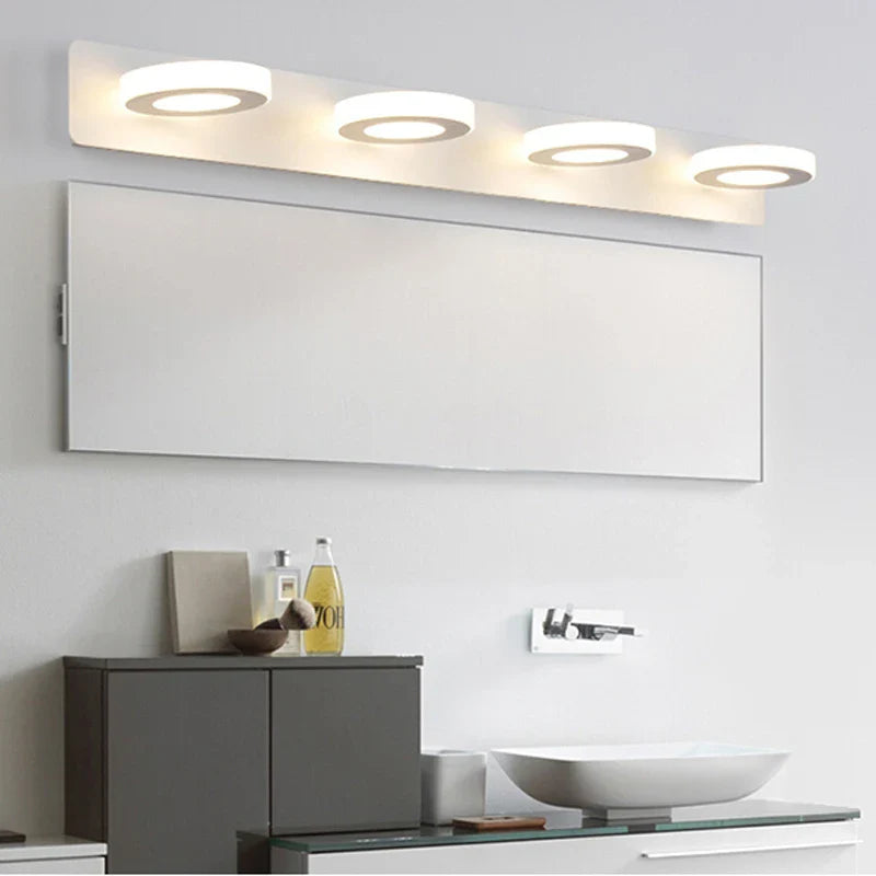 Afralia™ LED Mirror Light: Modern Bathroom Lamp with Acrylic Wall Lamps - Indoor Lighting Fixtures