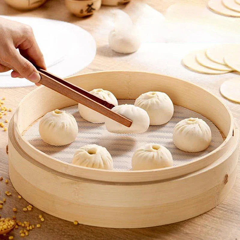 Afralia™ Round Steamer Cloth Set - 5PCS for Stuffed Buns, Steamed Bread | Practical Steamer Accessories