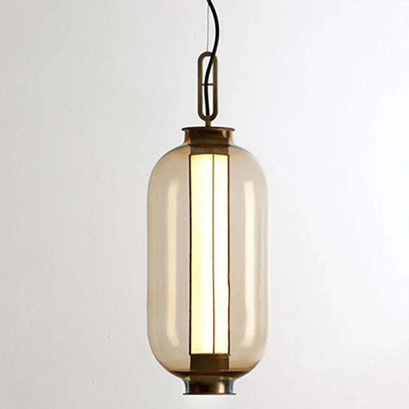 Afralia™ Glass Ball Chandelier: Rustic LED Suspension Light for Living Room and Bedroom