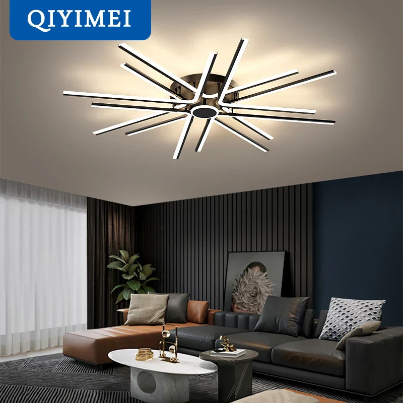 Afralia™ Modern LED Chandeliers for Bedroom Hall Dining Study Room Indoor Lighting