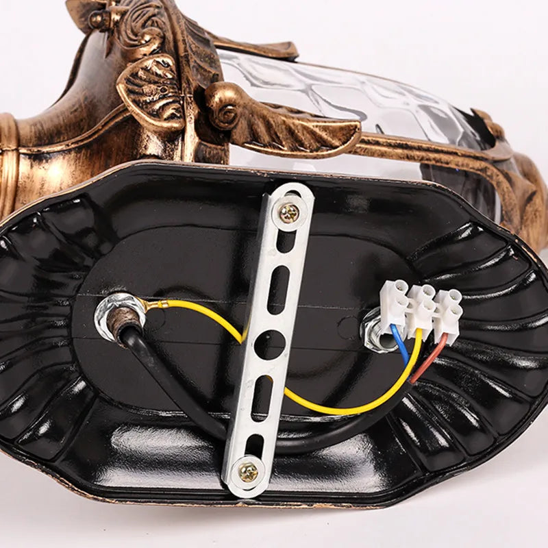 Afralia™ Vintage Outdoor Sconce Lamp Rustic Wall Light Waterproof Garden Porch Light